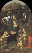 Madonna of the Rocks, Leonardo  Da Vinci